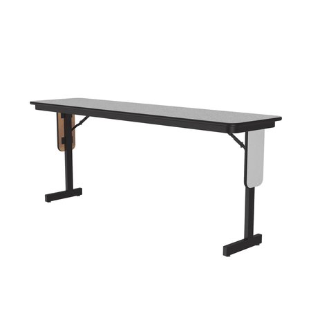 CORRELL Rectangle Panel Leg Folding Seminar Training Table, 18" X 60" X 29", High Pressure Laminate Top SP1860PX-15